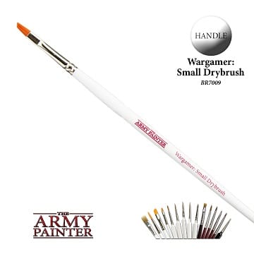 AP- SMALL DRYBRUSH WARGAMER PAINT BRUSH image 0